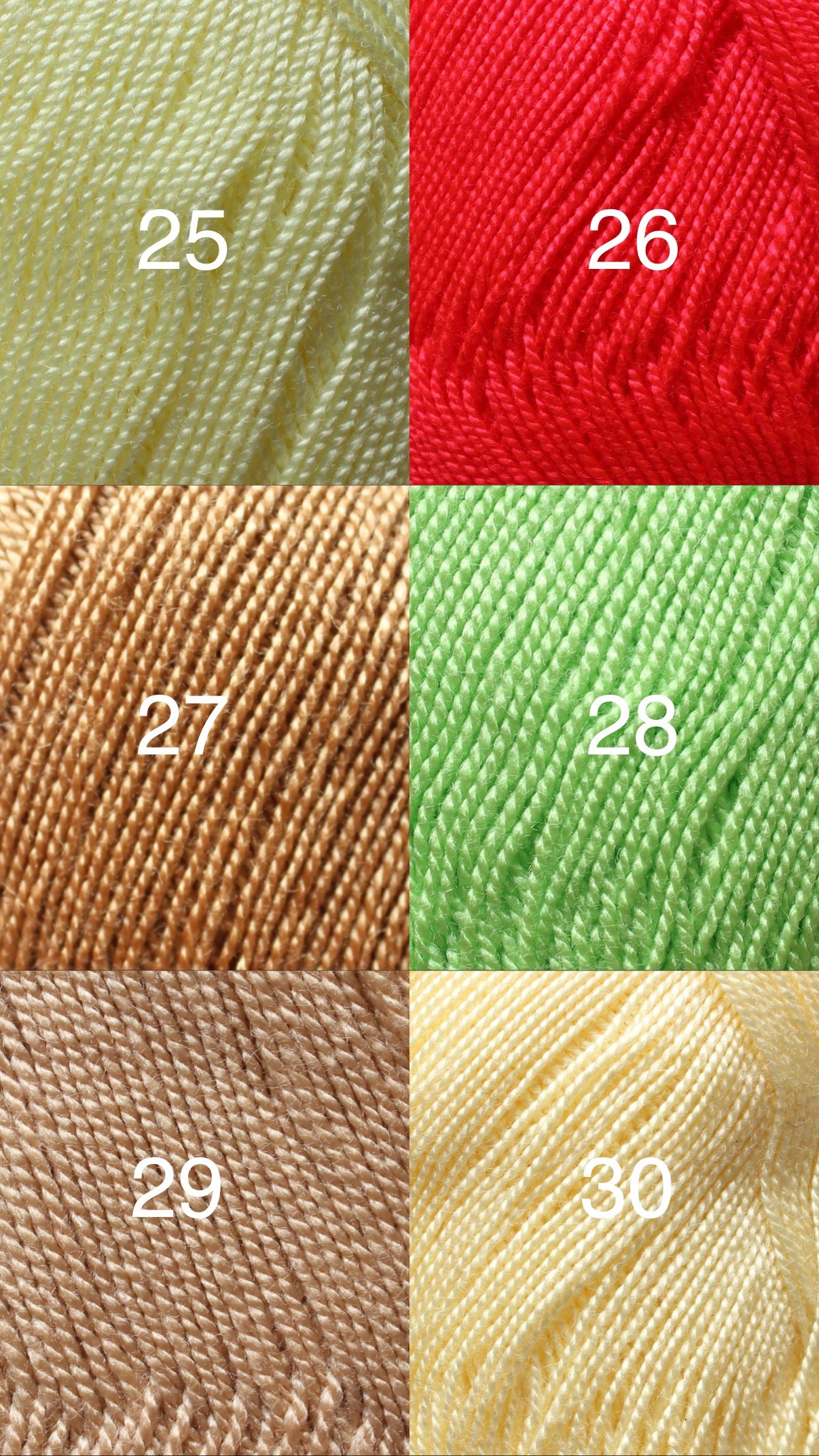 Rainbow Metallic Yarn (Paired with lace Yarn)