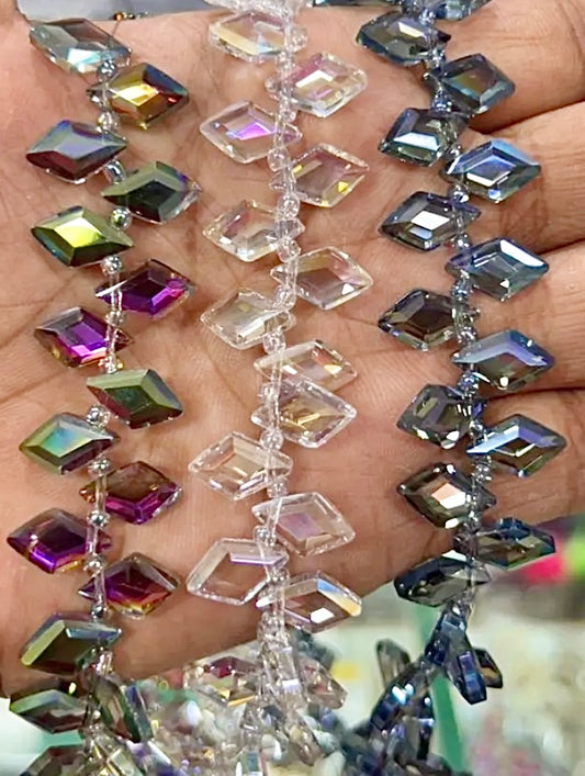 Diamond Glass Beads