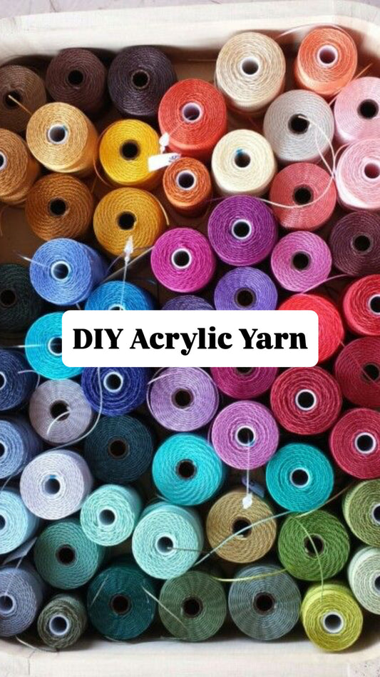 DIY Non-plied Acrylic Yarn
