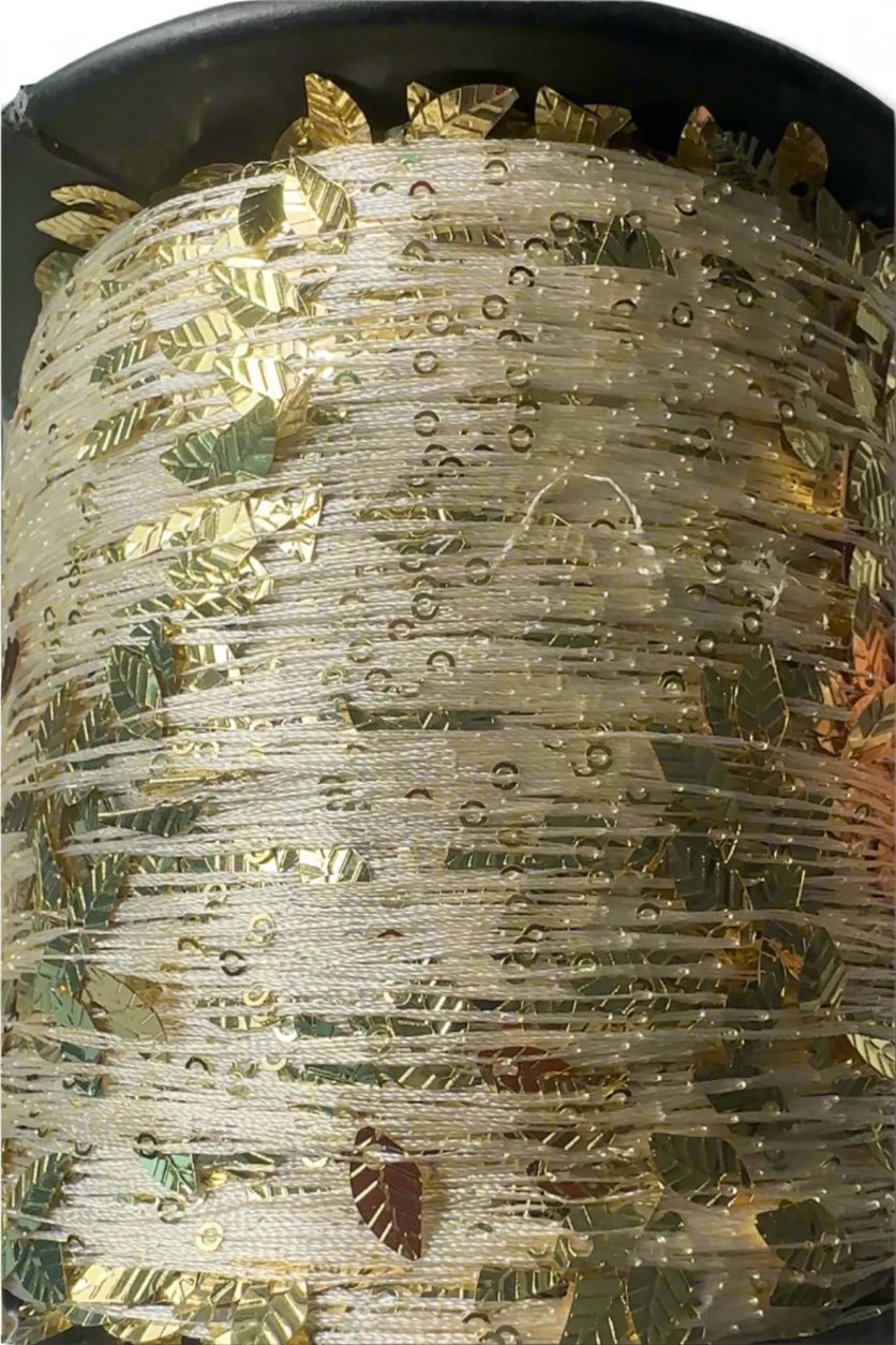 Gold Leaf Sequin Yarn